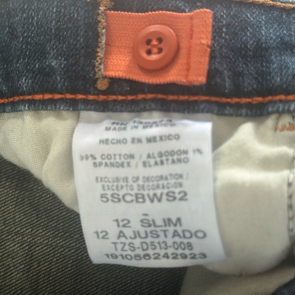 Wrangler Boys 12 Slim Straight Leg Jeans - Picture 3 of 5